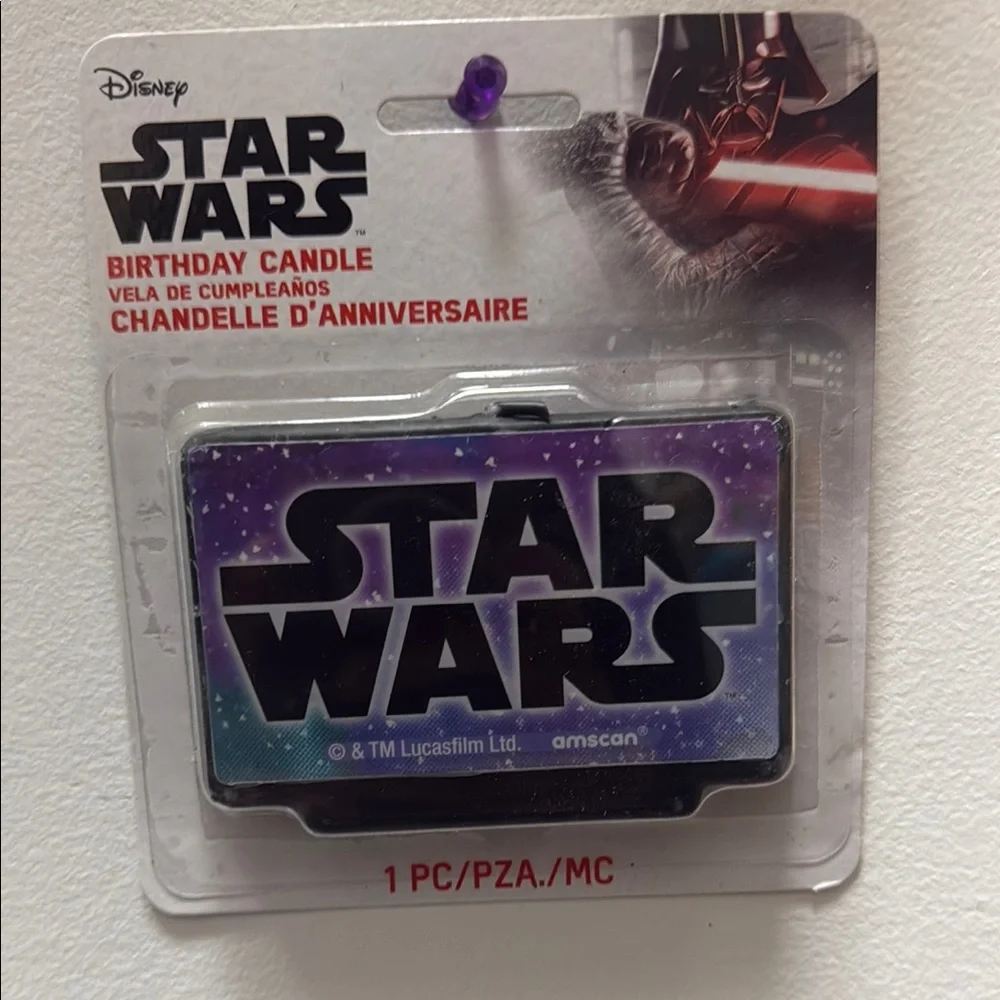 Amscan Star Wars Galaxy Candle